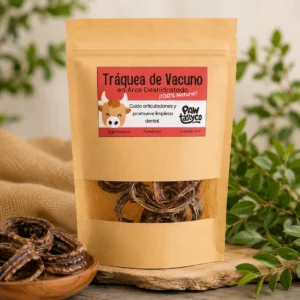 Aros de Tráqueas de Vacuno Deshidratadas para Perros | Snack Natural Pawtastyco